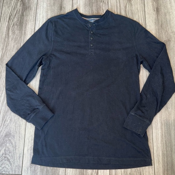 Weatherproof Men's Dark Long Sleeve Henley - Picture 1 of 2